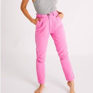 Rare Find -ROLLA'S  Horizon Linen Pant Pink - Size 26
